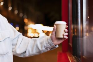 Kaffee-Hand